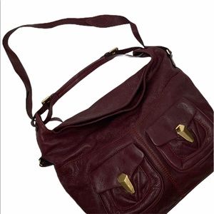OR by ORYNANY Purple Leather Hobo